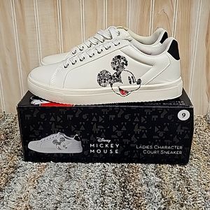 Mickey Mouse • Sneakers • Women's Size 9 • White Character • NWT • Disney